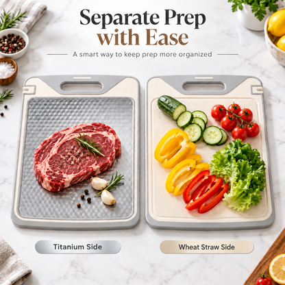 2-in-1 Titanium Cutting Board