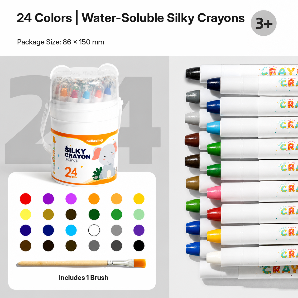 Kids Silky Crayons