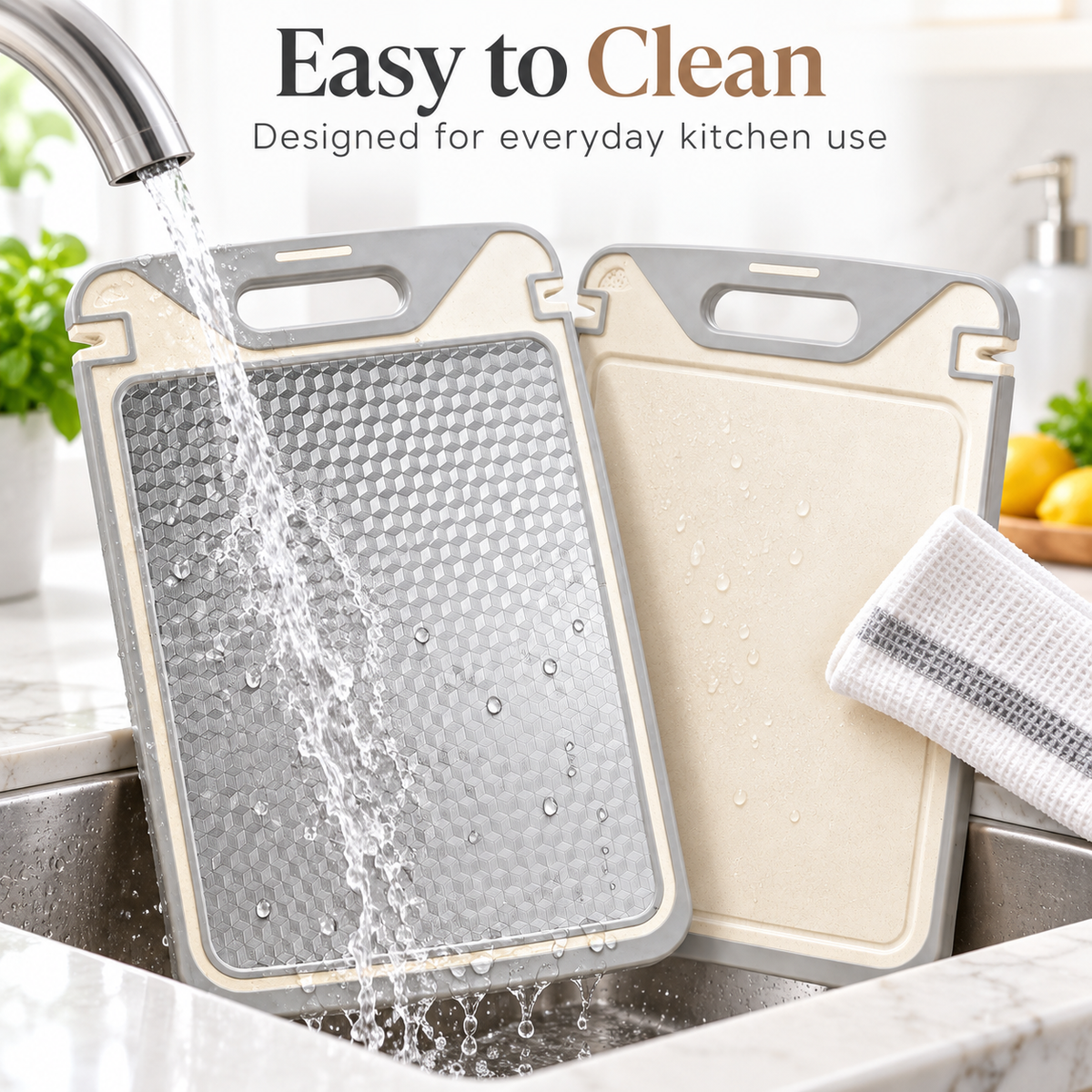 2-in-1 Titanium Cutting Board