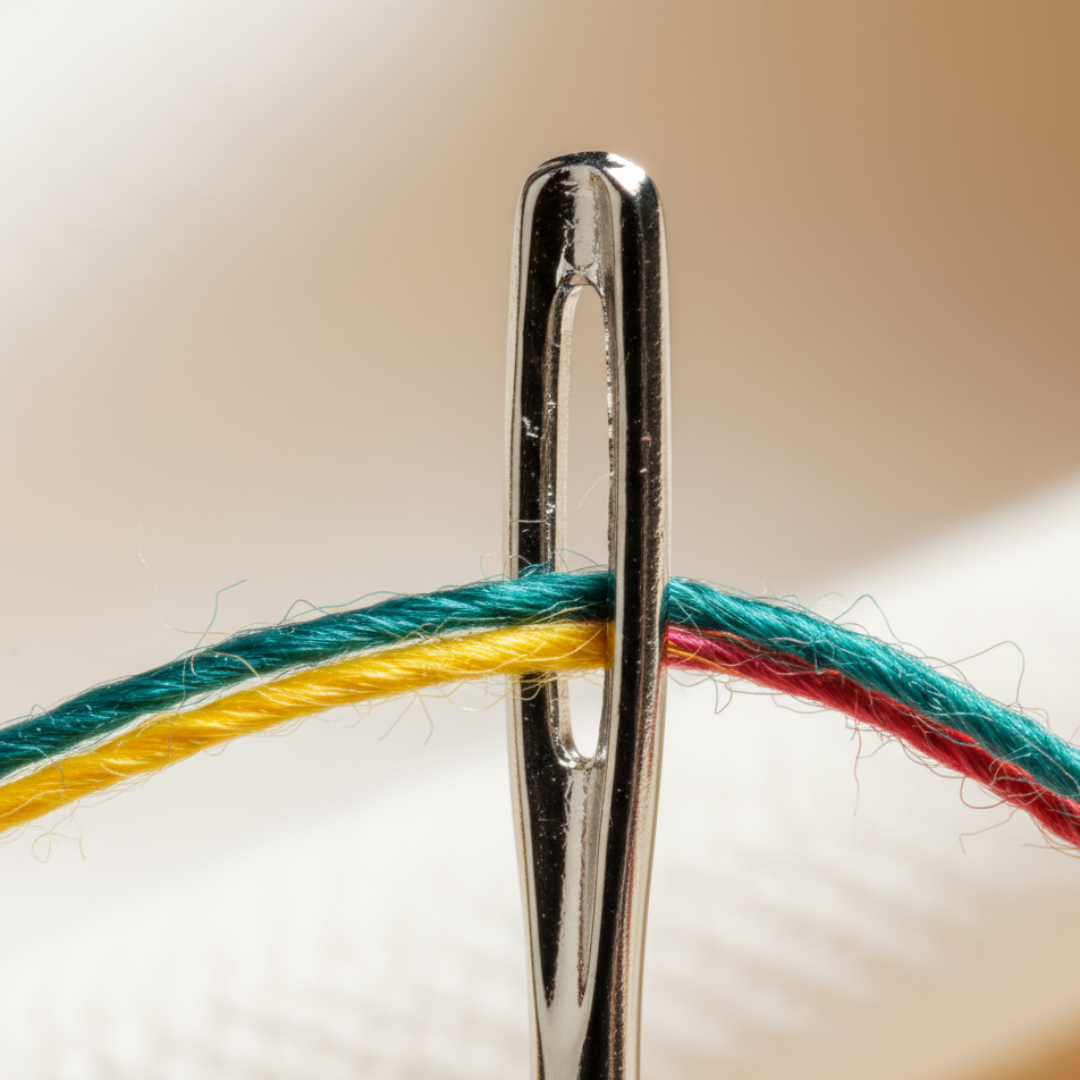 EasyThread Complete Sewing Kit - 34-Piece Set with Large-Eye Needles