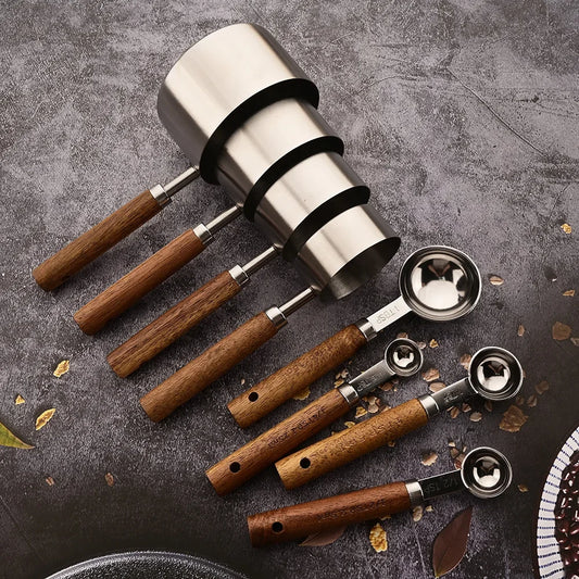 8pcs Stainless Steel Measuring Spoons
