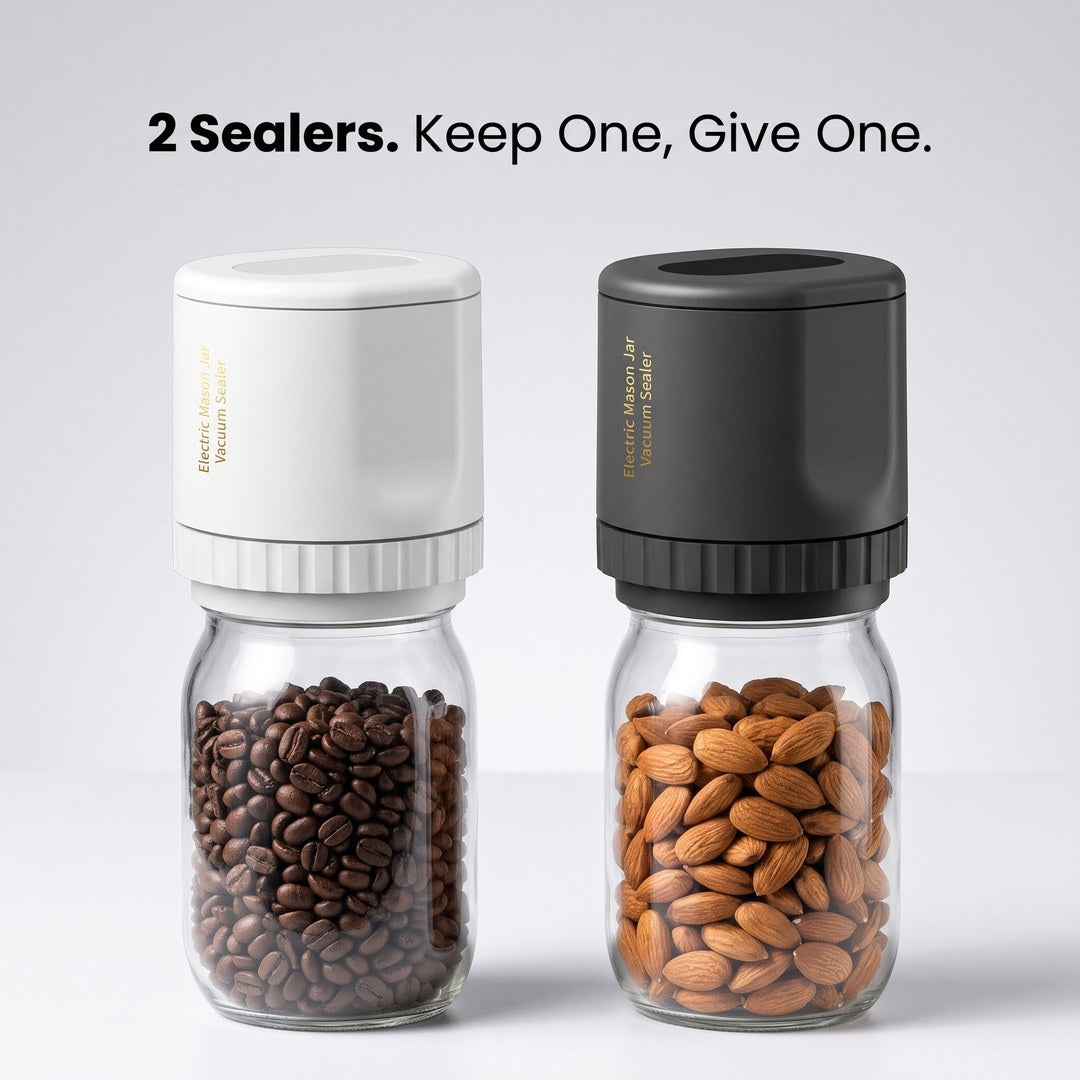 2 sealers, white and black: keep one, give one