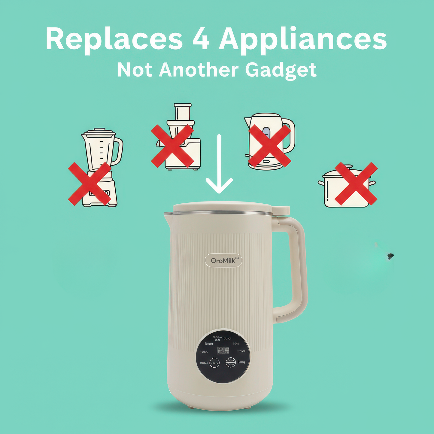 OroMilk™- The 8-in-1 Nut Milk & Juicer